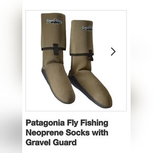 Patagonia Fly Fishing Neoprene Wading Socks with Gravel Guard Unisex Size Small